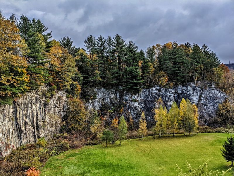 An Old Quarry Left Some Seriously Dramatic Walls An Old Quarry Left Some Seriously Dramatic Walls