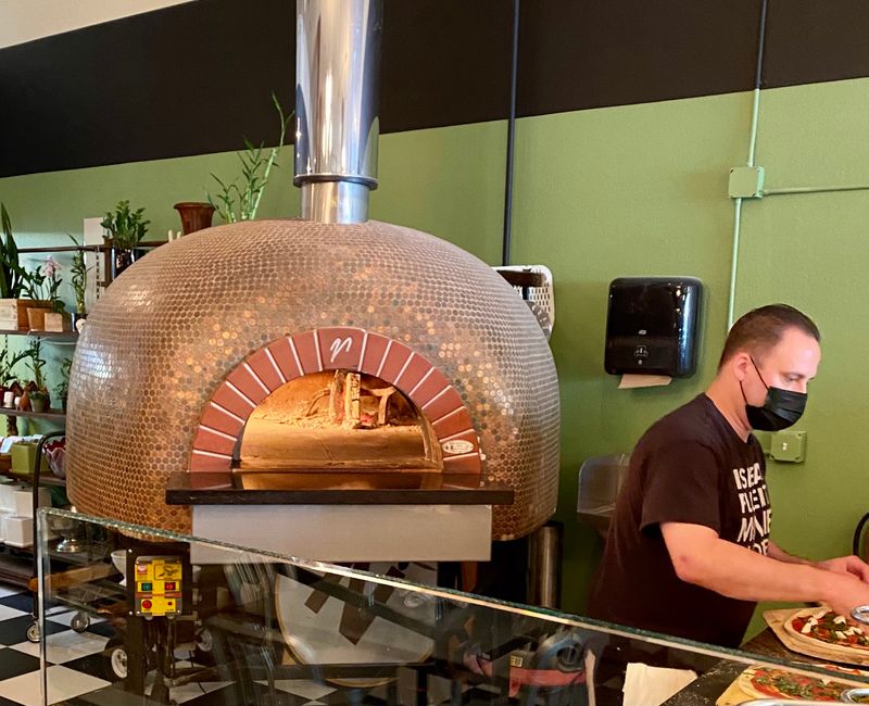 An Open Kitchen and a Wood-Fired Oven