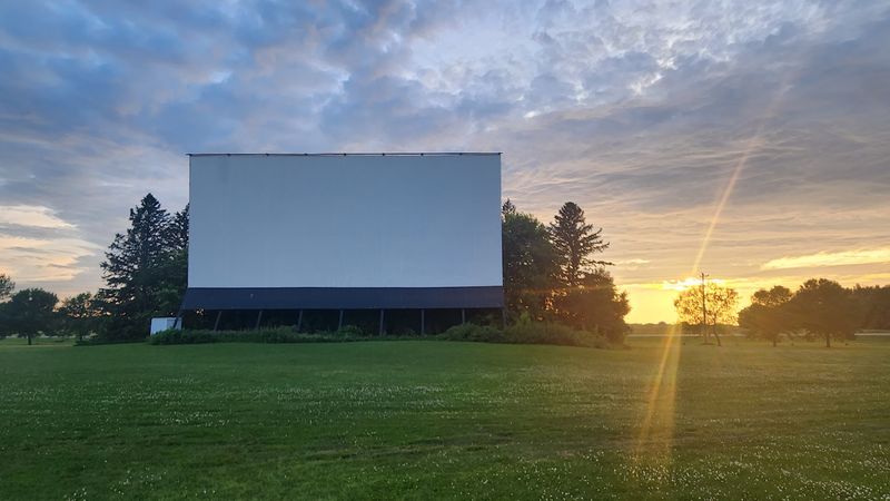 An Outdoor Movie Stop on Minnesota Highway 22 An Outdoor Movie Stop on Minnesota Highway 22