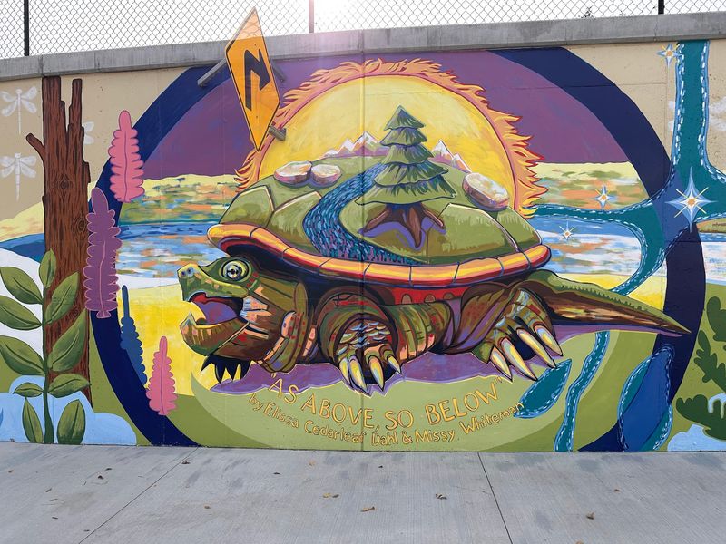 “As Above So Below” Unci Makha Mural, St Paul, MN “As Above So Below” Unci Makha Mural, St Paul, MN
