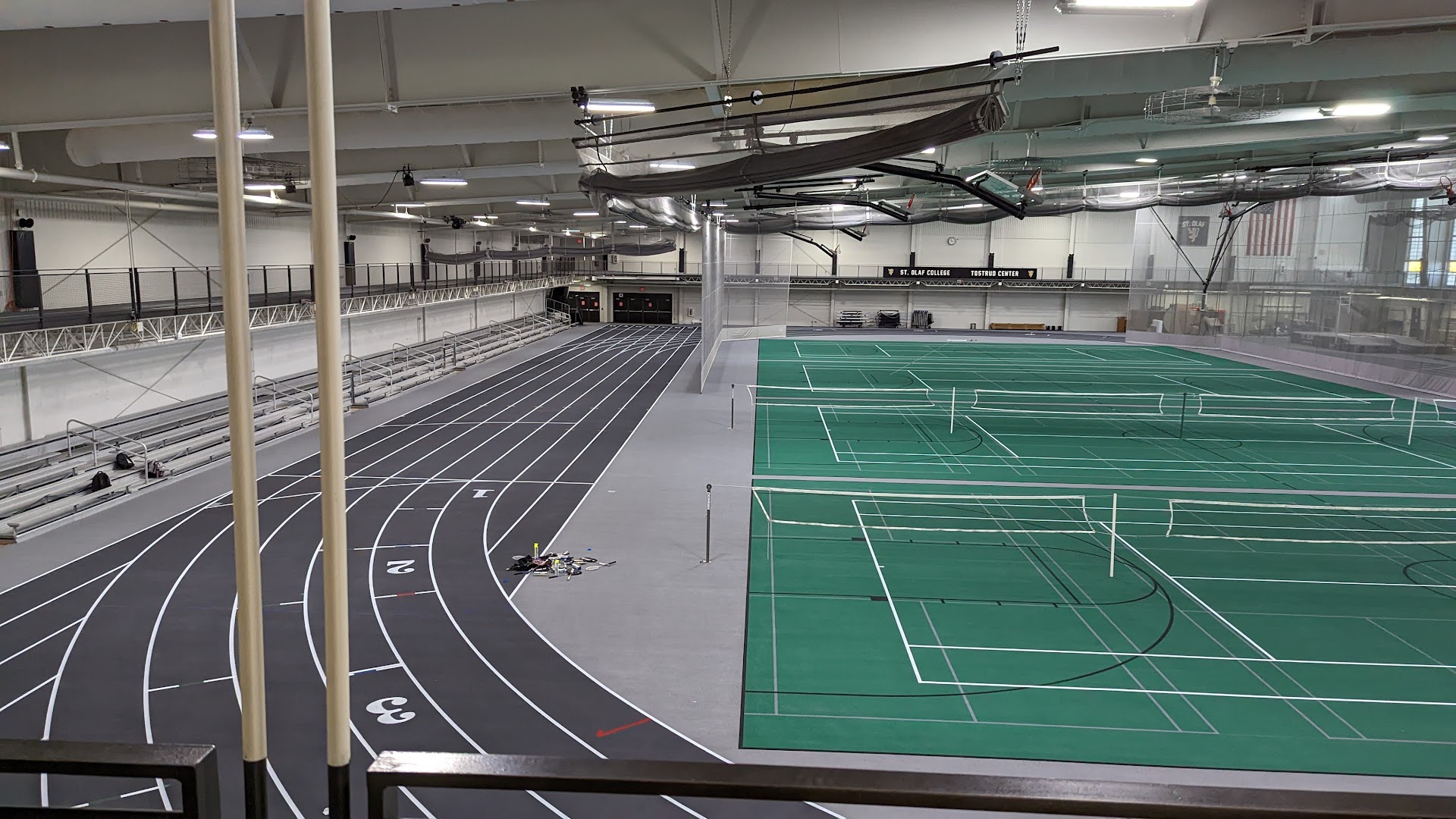 Athletics, Ice, and a Climbing Wall