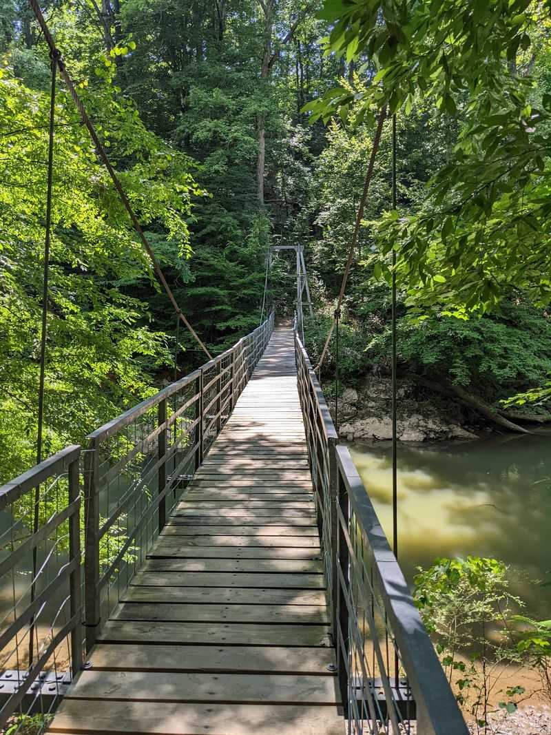 Audubon Acres Suspension Bridge in Chattanooga Audubon Acres Suspension Bridge in Chattanooga