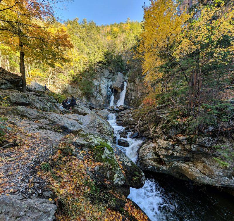 Bash Bish Falls: Waterfall Color in Mount Washington Bash Bish Falls: Waterfall Color in Mount Washington