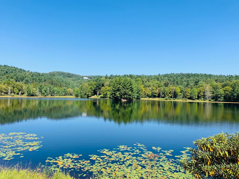 Bass Lake and the Trail to the Top