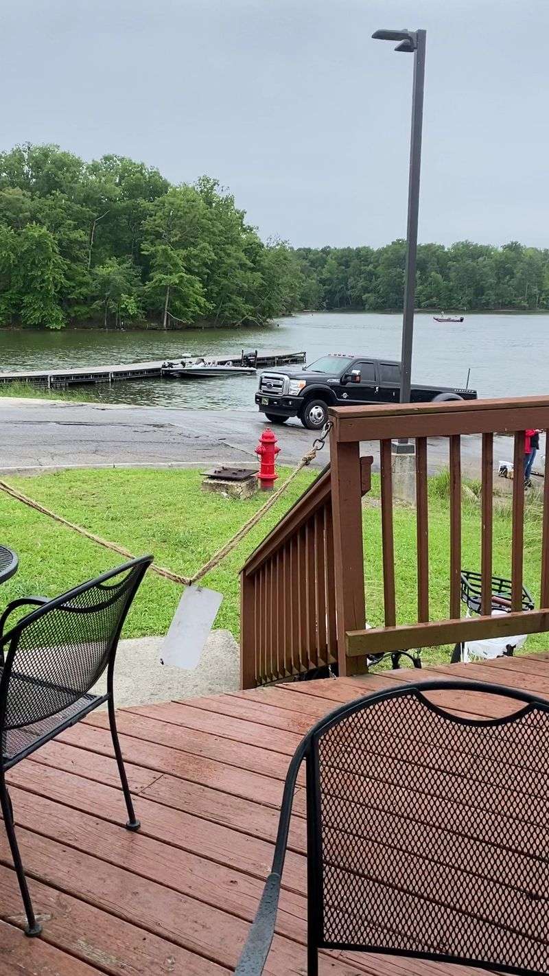 Boaters Can Pull Up Almost Steps From The Dining Room Boaters Can Pull Up Almost Steps From The Dining Room
