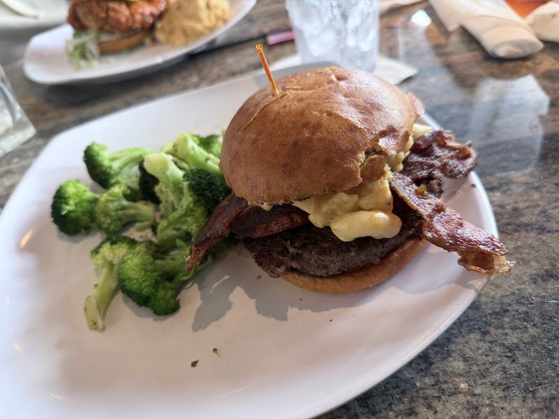 Burgers, Steaks, And Seafood Round Out The Hearty Menu Burgers, Steaks, And Seafood Round Out The Hearty Menu
