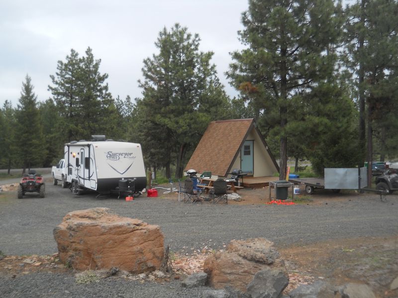 Camp Your Way, Cabin or Hookup