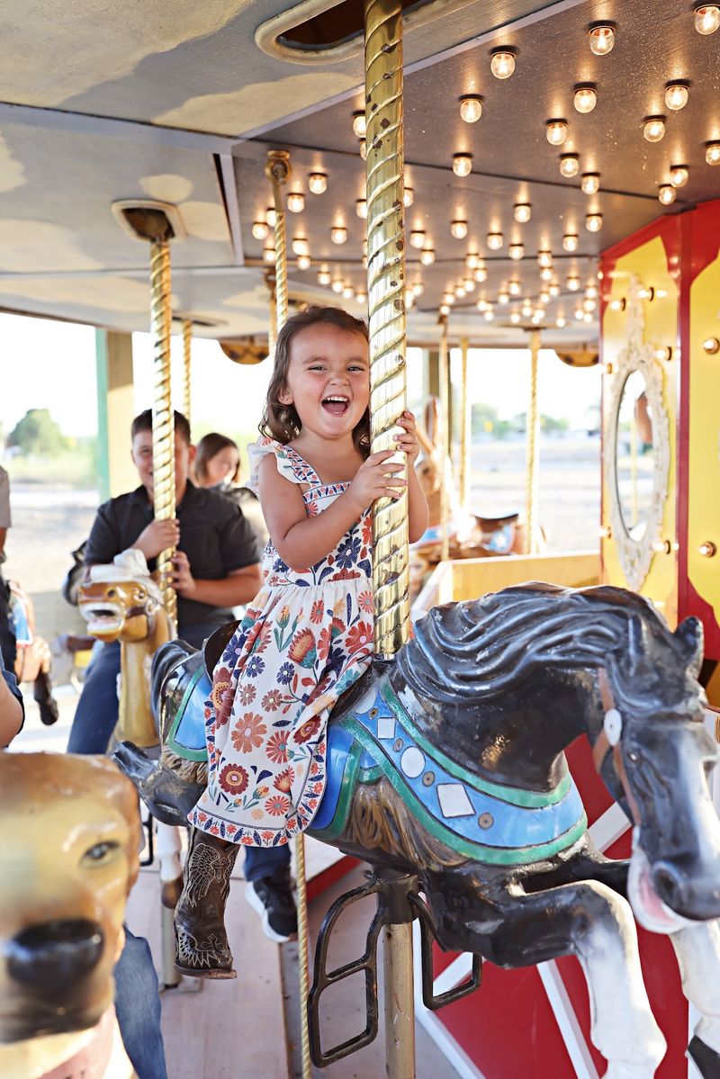 Carousel and Playground Fun