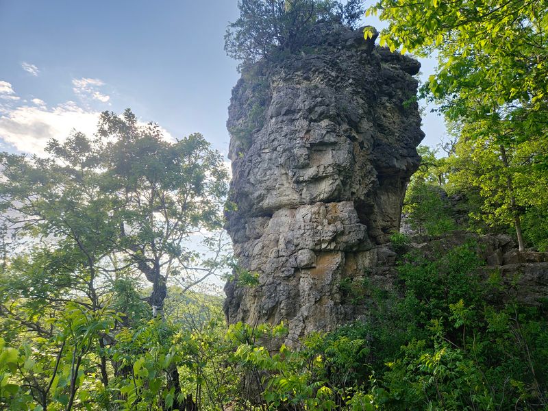 Chimney Rock and the Dakota Trail