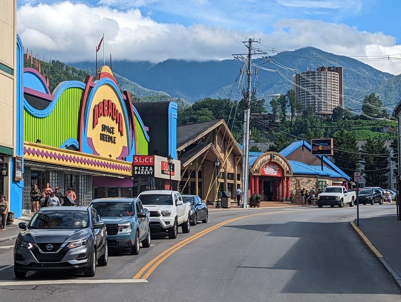 Downtown Gatlinburg at Night