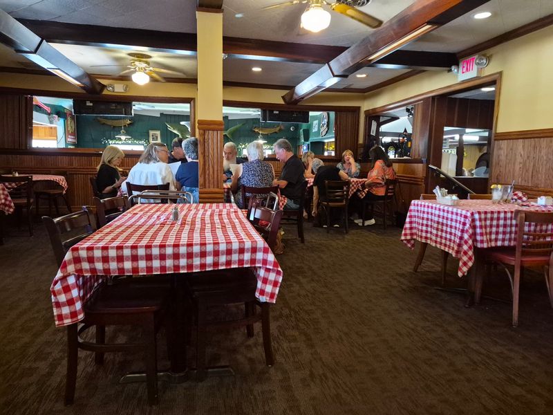 Red Checkered Tablecloths and a Room Time Forgot Red Checkered Tablecloths and a Room Time Forgot