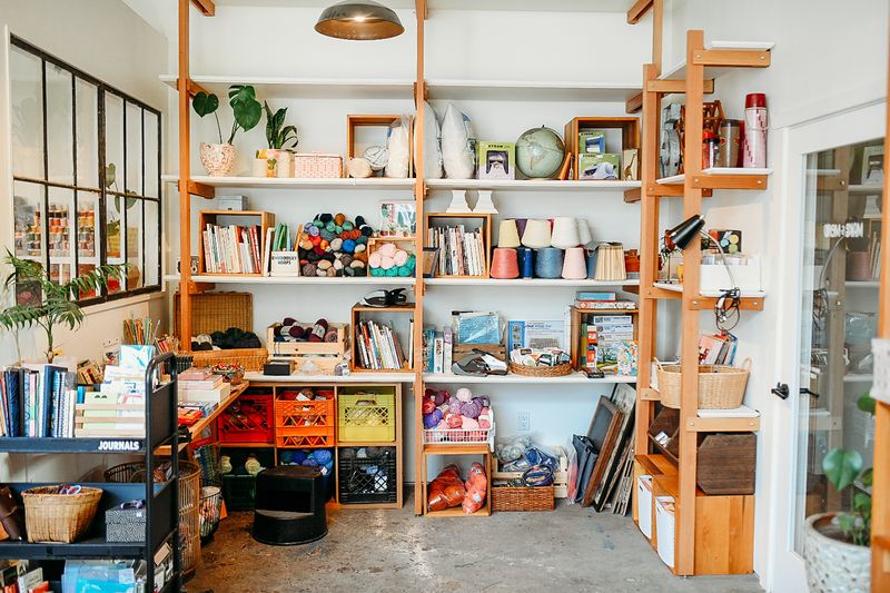 Every Shelf Is Basically A Craft Treasure Hunt