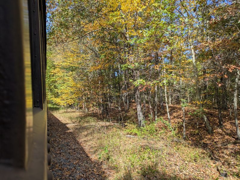 Fall Color From a Rolling Window Seat