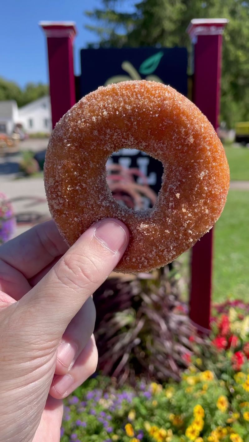 Follow the Cinnamon Sugar to the Donut Counter