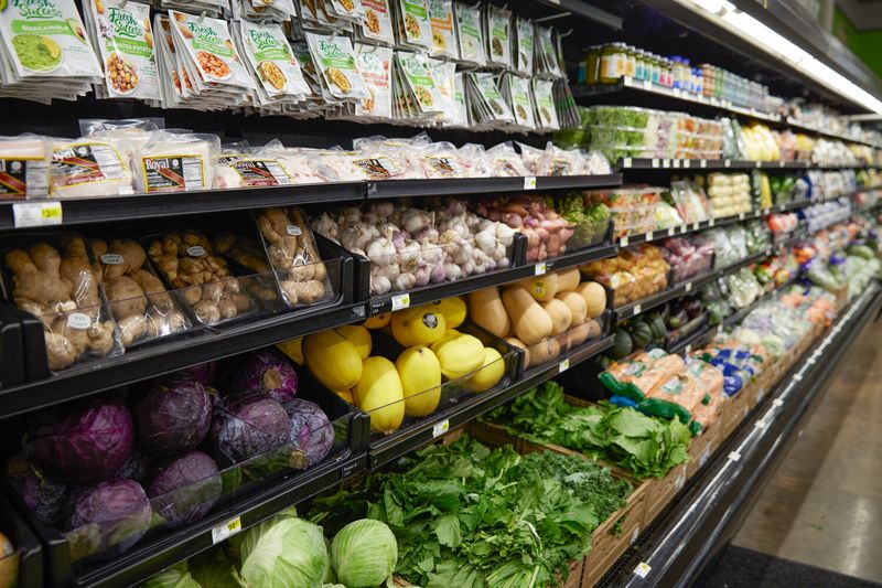 Fresh Meat, Produce, And Baked Goods Fill The Store Today