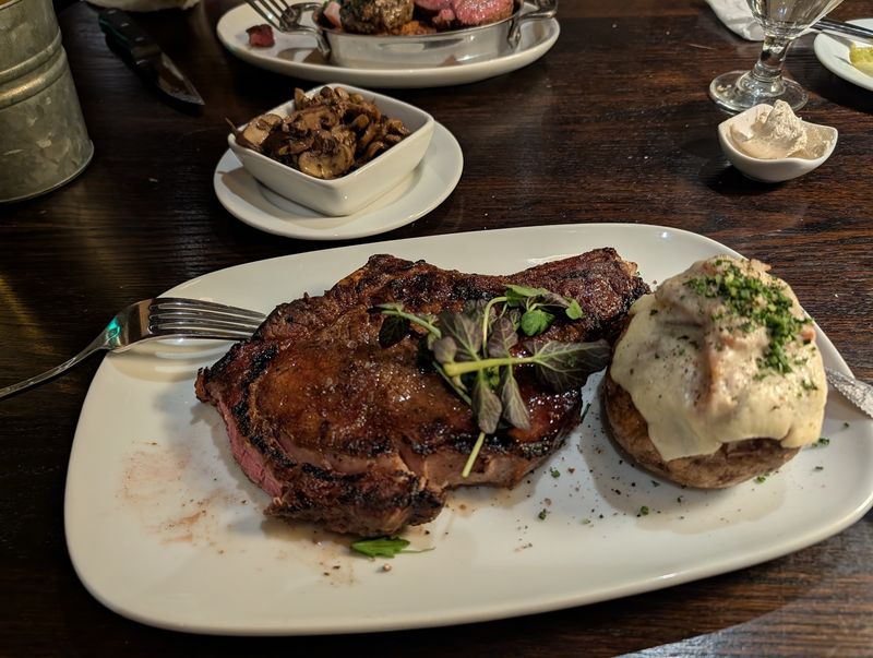 Gibbet Hill Grill - Steak With a Groton Backdrop