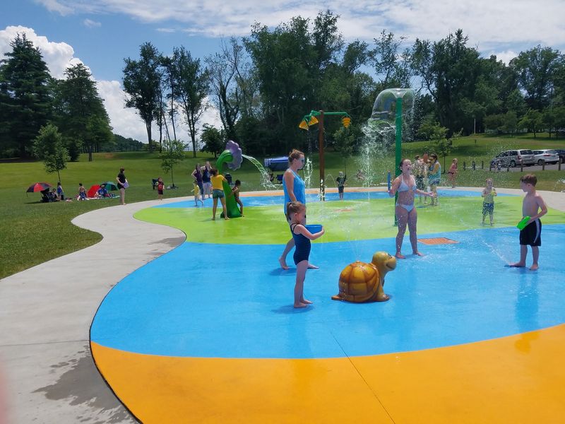 Golf, Discs, And A Splash Pad Keep Every Age Busy Golf, Discs, And A Splash Pad Keep Every Age Busy