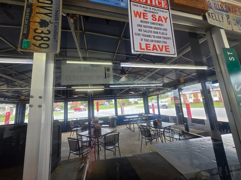 Grab A Seat Under The Covered Patio When It's Busy