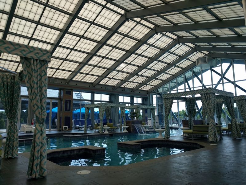 Indoor and Outdoor Pool Time