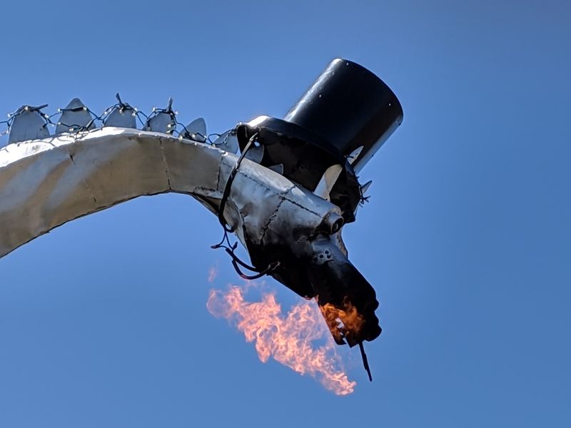 Yes, It Really Breathes Actual Fire Yes, It Really Breathes Actual Fire
