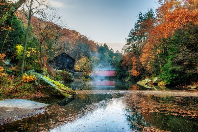 Kildoo Trail at McConnells Mill State Park, Portersville