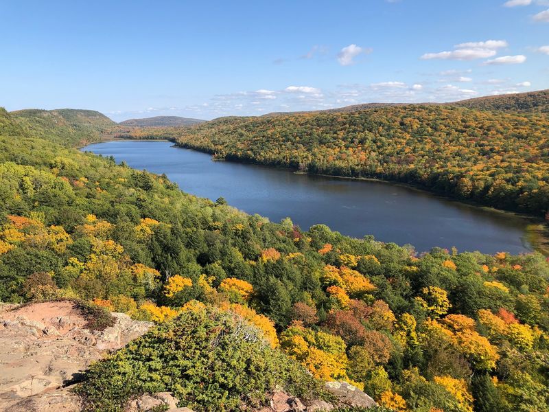 Lake of the Clouds in the Porcupine Mountains Lake of the Clouds in the Porcupine Mountains