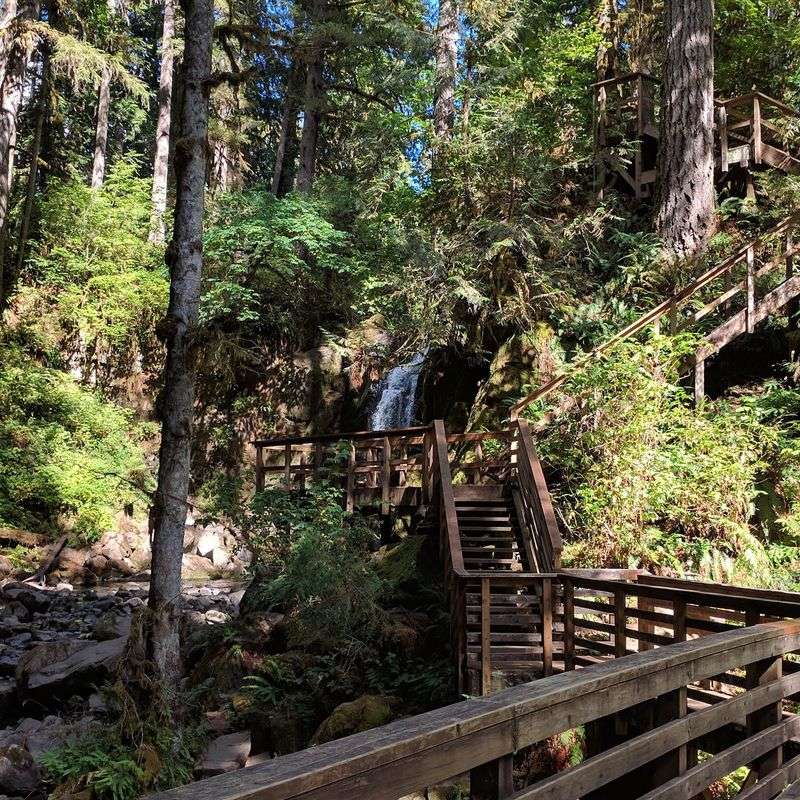 Majestic Falls and the Famous Staircase Majestic Falls and the Famous Staircase