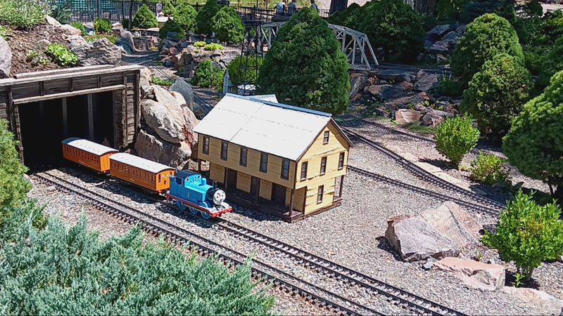 Model Railroads Downstairs and Out Back