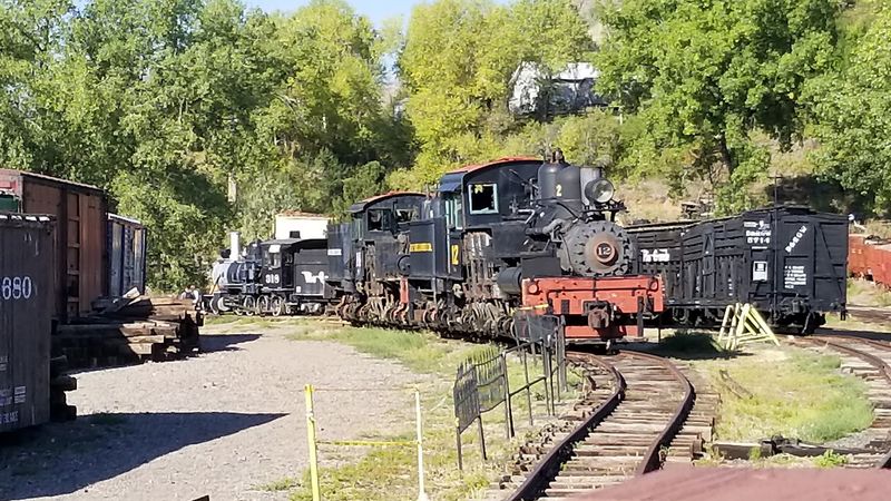 More Than 100 Trains Waiting Outside