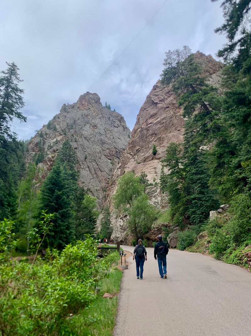 Nearly a Mile of Red Rock Road