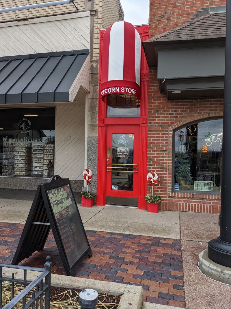 A Storefront That Almost Disappears Between Its Neighbors