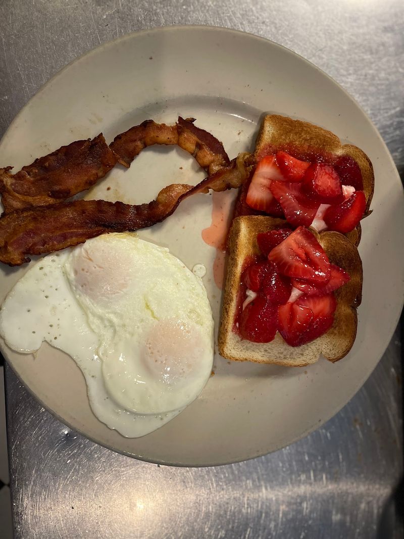 Pancakes, Eggs, Potatoes, And Breakfast Meats Pile Up Fast