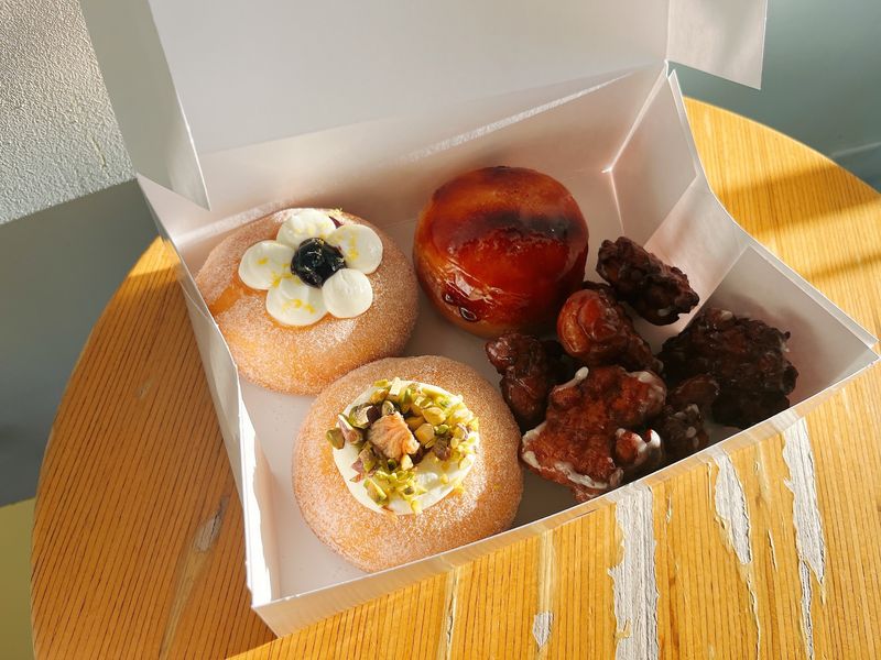 Pumpkin Crème Brûlée Doughnut - Detour Doughnuts and Coffee (Frisco)