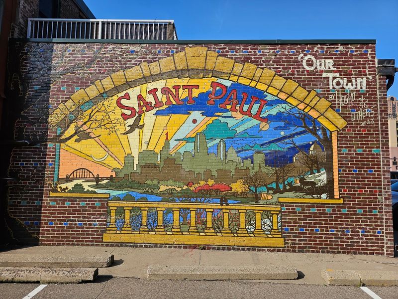 Saint Paul mural, St Paul, MN Saint Paul mural, St Paul, MN