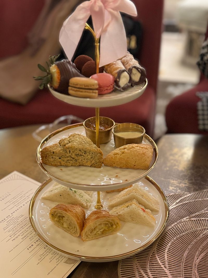 Scones, Clotted Cream, and Jam Scones, Clotted Cream, and Jam