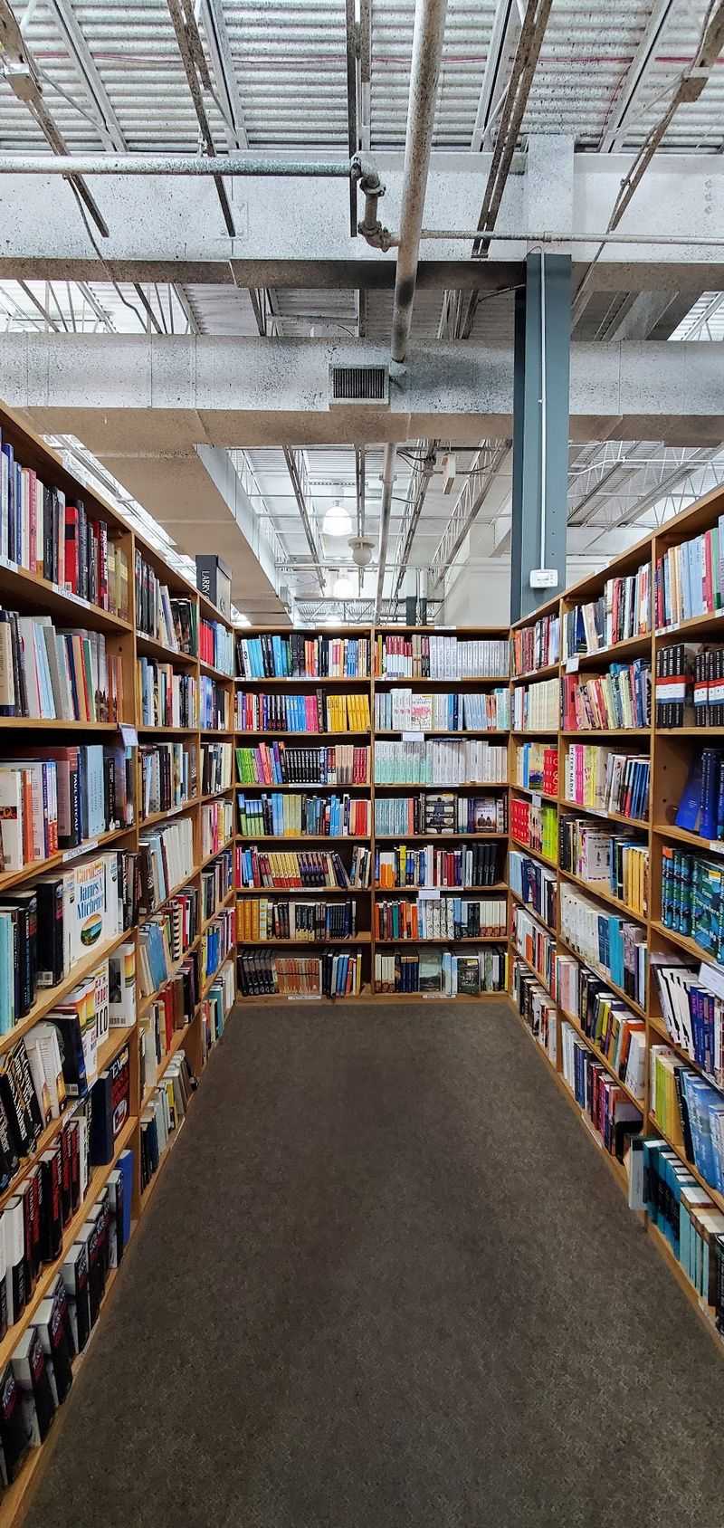 Shelves Packed With Used Books of Every Kind