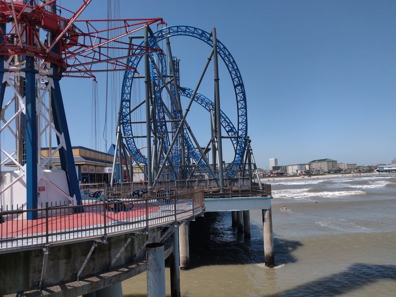 That Coaster Hangs Over The Gulf, And Yes, You Will Notice