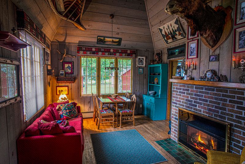 The 20-Foot Stone Fireplace