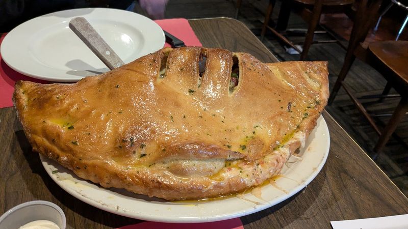 The Calzone That Practically Needs Its Own Chair