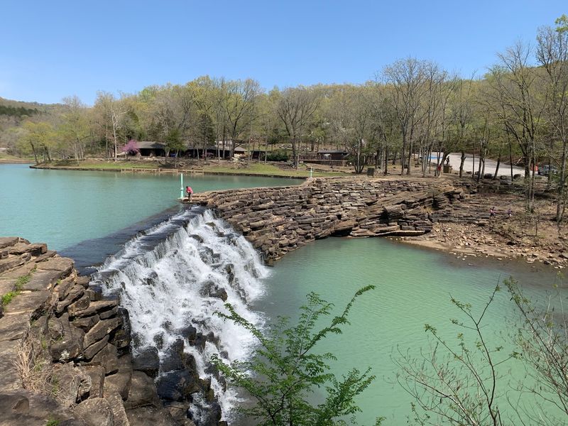 The Dam and Its Turquoise Water