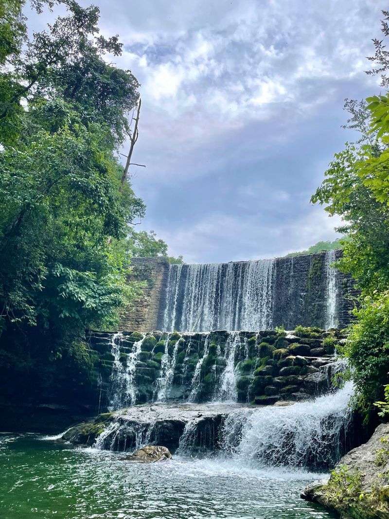 The Falls Below the Dam