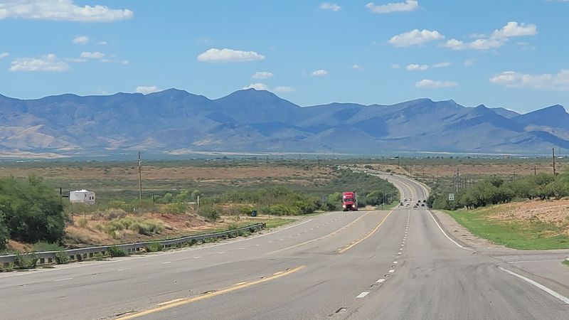 The Huachuca Mountains Backdrop The Huachuca Mountains Backdrop