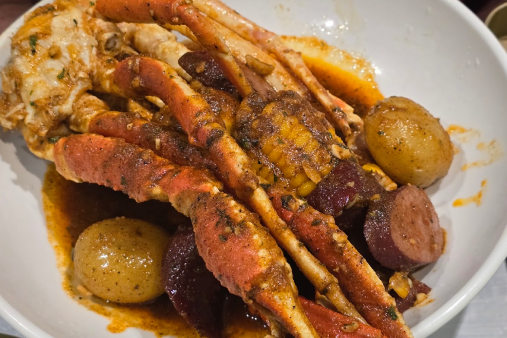 This Tennessee Seafood Joint Piles Crab Legs, Shrimp, Corn, and Potatoes Into Massive Boils
