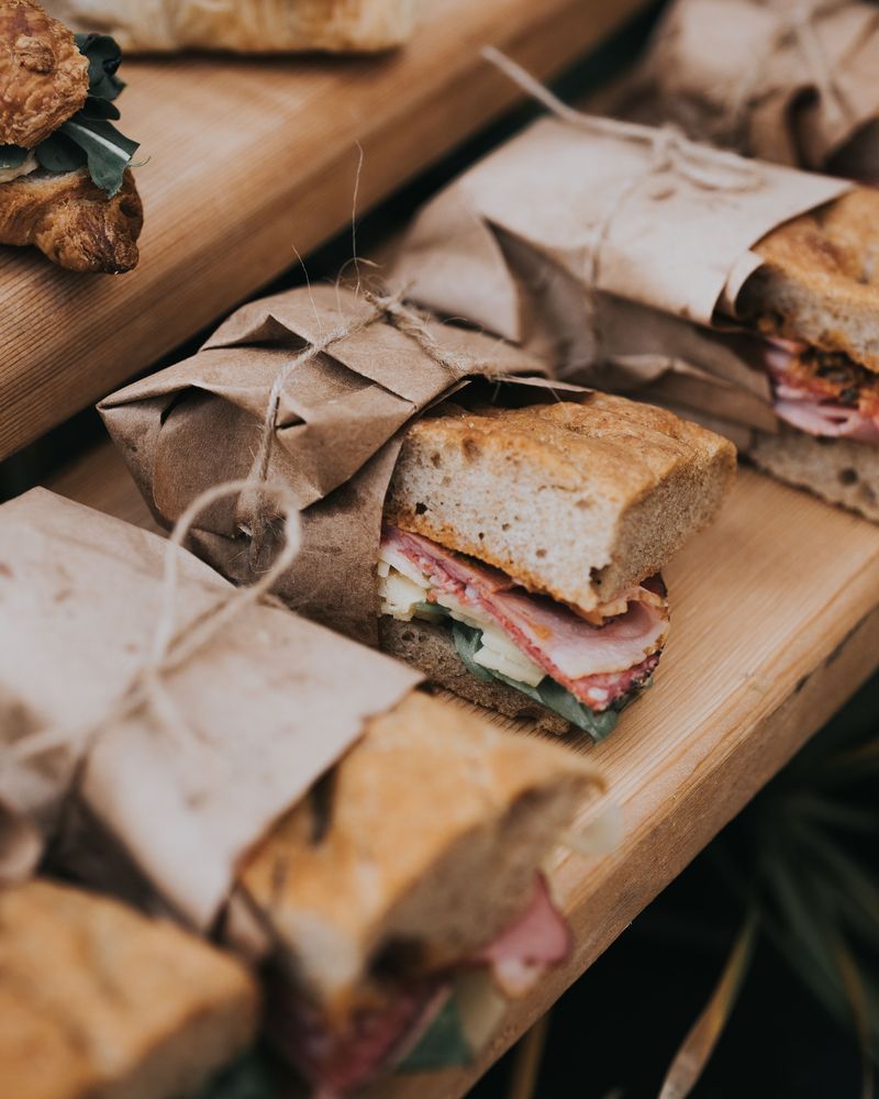 Three Sandwiches At A Wake