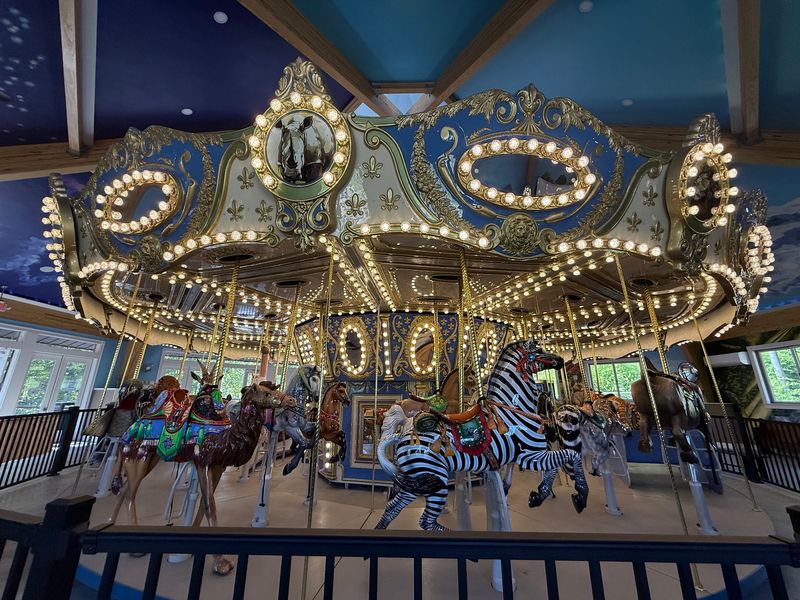 Trains, Zip Lines, And A Carousel Keep The Energy Up