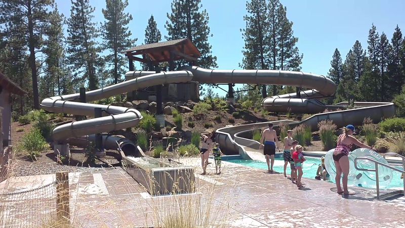 Two Slides, One Splashdown Two Slides, One Splashdown