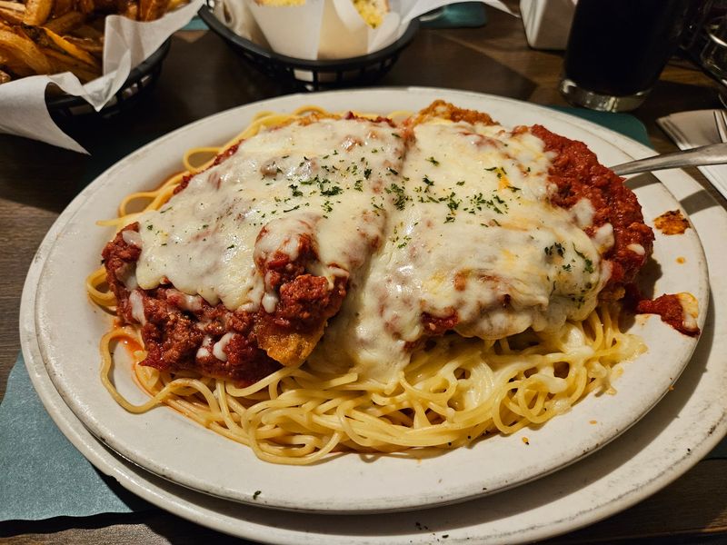 Veal Parm That Shows Up With Backup