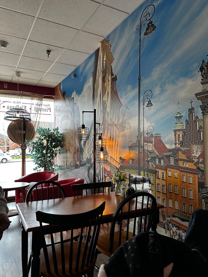 Warsaw Murals And Polish Pottery Set The Mood