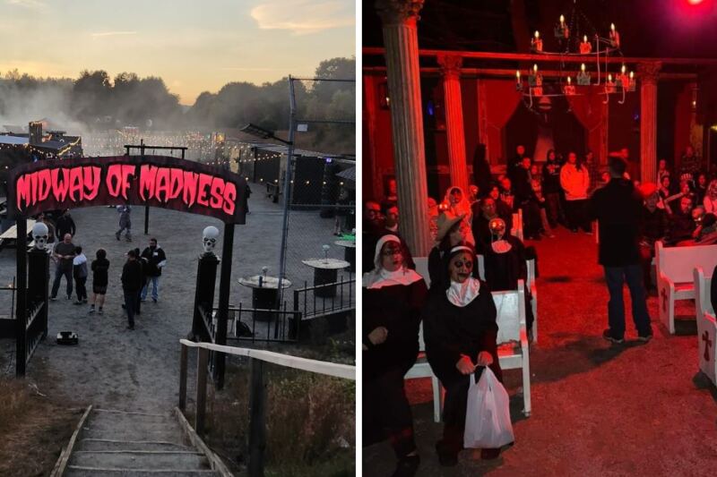 An Entire Town Turns Into A Monster-Filled Nightmare At This Massachusetts Fright Park