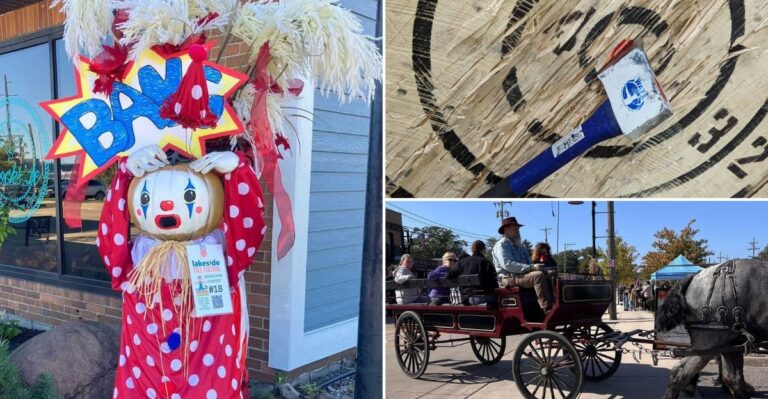 Catch Michigan’s Wild Fall Celebration With Axe Throwing, Carriage Rides, and Scarecrows for One Weekend